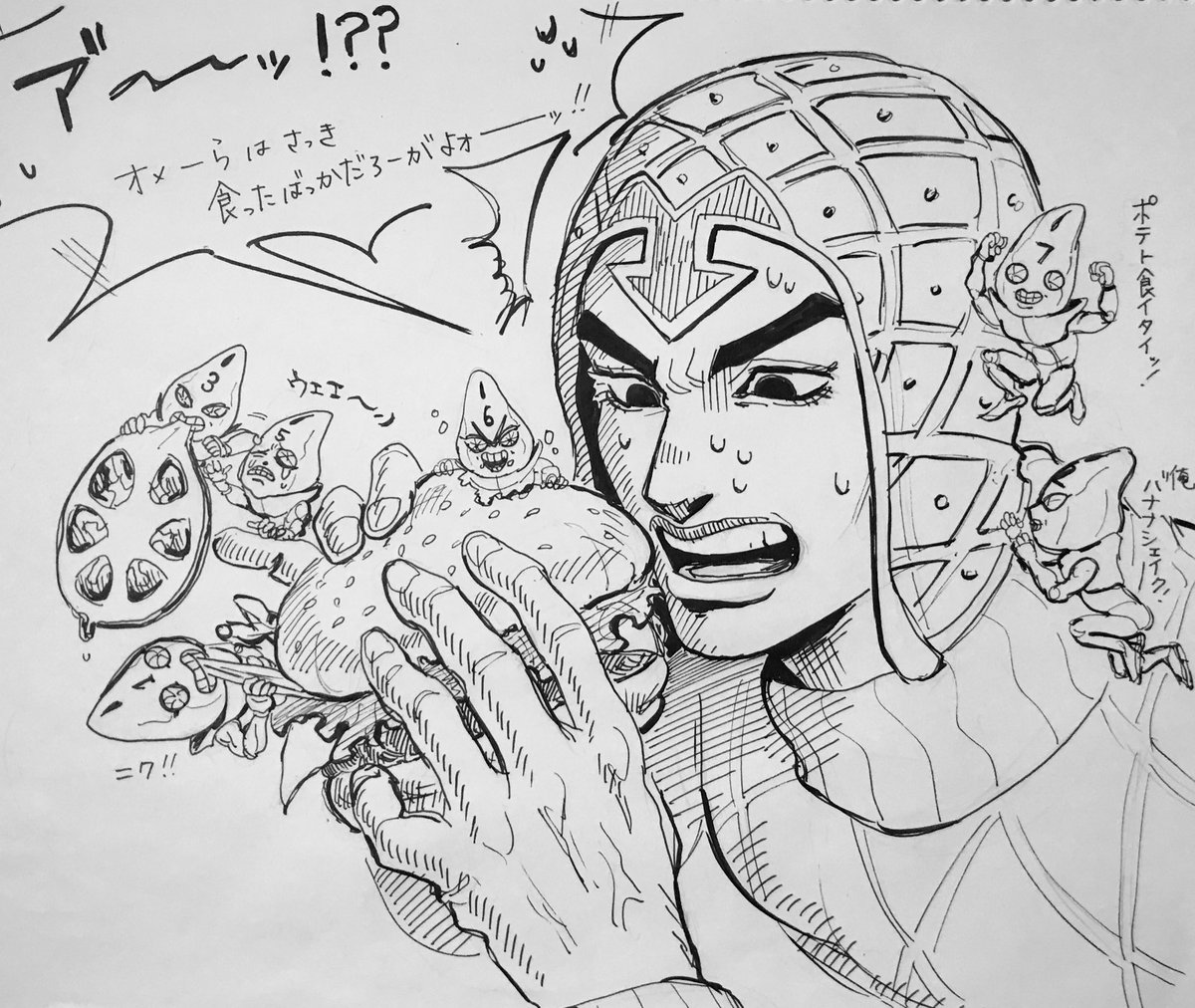 マシュマロでリクエスト頂きました!ありがとうございます😭!
ピストルズ初描きなんですが表情豊かで描いてて楽しかったです〜☺️ 