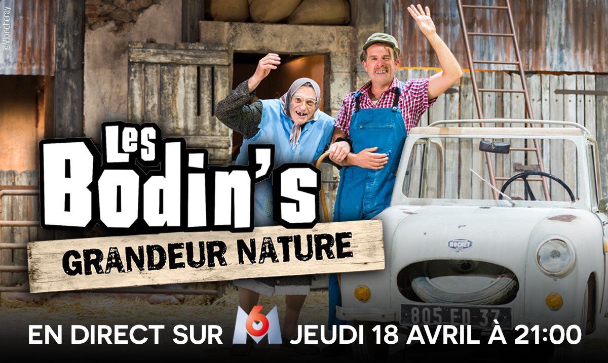 LesBodins's tweet photo. Retrouvez-nous en #direct sur @M6 le jeudi 18 avril dès 21h avec le spectacle #GrandeurNature ! 🌻🐷🐰🐔🐶 https://t.co/qzWzw5FAyH