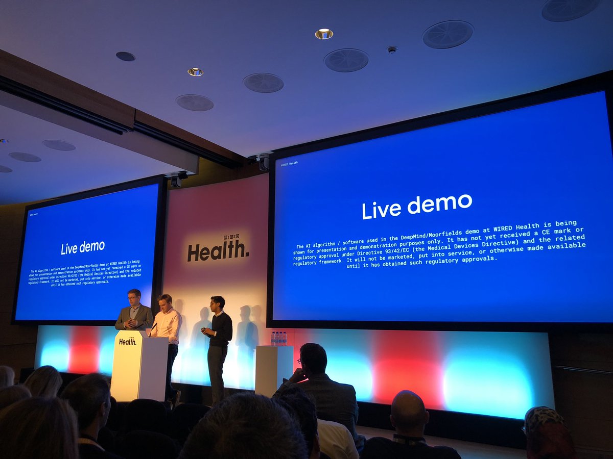 The Lancet Digital Health (@lancetdigitalh) on Twitter photo Live demo of AI for AMD diagnosis by <a href="/alan_karthi/">Alan Karthikesalingam</a> able to recommend referral to an expert, and give diagnosis probabilities of 10 different parameters <a href="/pearsekeane/">Pearse Keane</a>“Opthamology is going to be the first medical discipline that will be fundamentally transformed by AI” #wiredhealth Live demo of AI for AMD diagnosis by <a href="/alan_karthi/">Alan Karthikesalingam</a> able to recommend referral to an expert, and give diagnosis probabilities of 10 different parameters <a href="/pearsekeane/">Pearse Keane</a>“Opthamology is going to be the first medical discipline that will be fundamentally transformed by AI” #wiredhealth