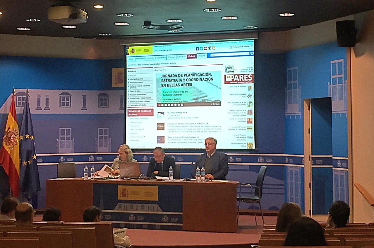 ArchivosEst's tweet photo. #JPECBA Severiano Hernández Vicente Subdir. Gral. de @ArchivosEst DG de #BellasArtes @culturagob presenta programas del documento rector de #ArchivosEst destaca Apex, conmemoracion circunnavegación, Tratado Tordesillas, @Iberarchivos #PARES, #tesorosdigitales @EUCreativa_ES https://t.co/D1TC9ikzEv