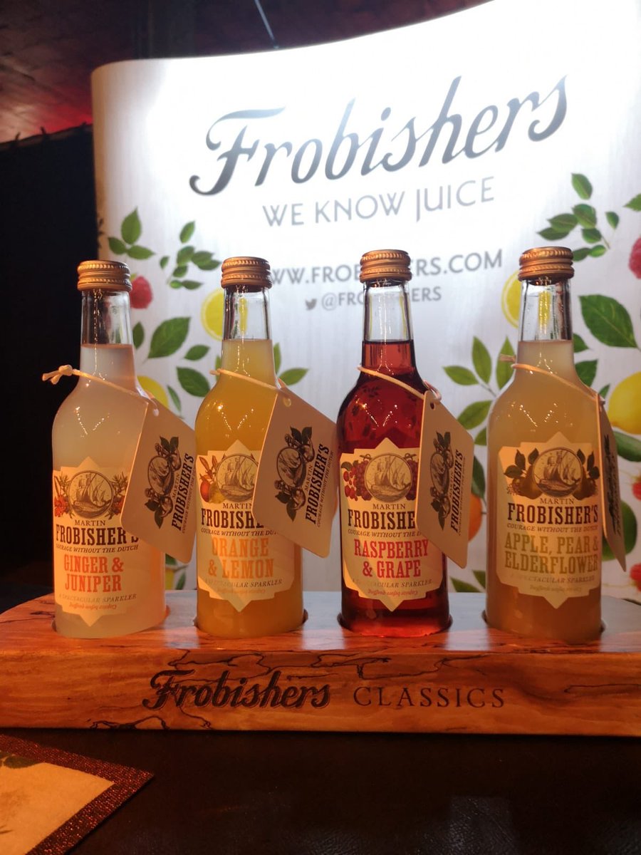 frobishersH's tweet photo. @FrobishersKevin getting ready for a great day at the @MatthewClarkLtd uncovered event in Manchester today!  @Frobishers #UNC2019 #sampling #premiumjuice #8feettall https://t.co/ObnzAixXmS