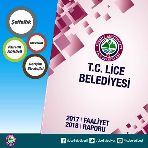 TC_Lice's tweet photo. Şeffaflık ilkesi gereği 2 yılda gerçekleştirdiğimiz bütün faaliyetlerin detaylı bilgilerine ulaşabileceğiniz ”2017-2018 Faaliyet Raporumuzu” hemşehrilerimizin bilgisine sunuyoruz.

Ayrıntılar için tıklayınız: https://t.co/9OzzWYMt46 https://t.co/2d6fSZx9vZ