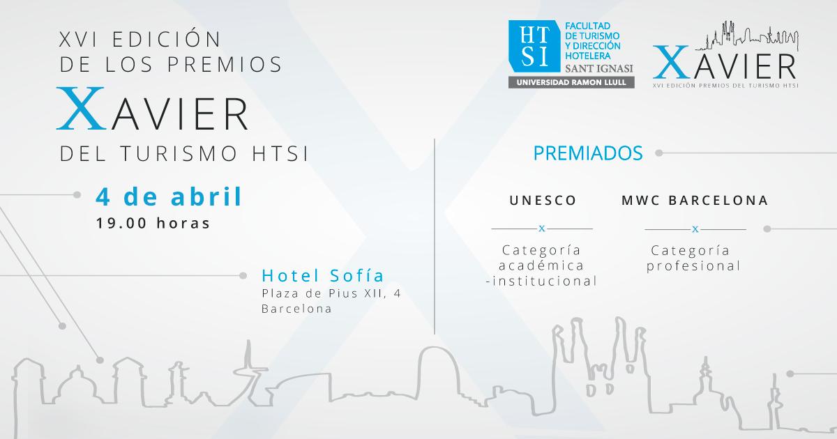 TurismoStIgnasi's tweet photo. La @UNESCO_es y el MWC Barcelona son los premiados en la 16ª Edición de los Premios Xavier del Turismo - HTSI. Información y asistencia al acto: https://t.co/TMkxonVh2p. #PremisXavier #GSMA #MWCBarcelona @GSMA https://t.co/fmCJjzRUlI