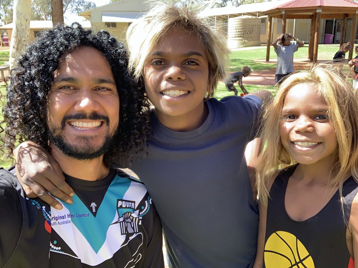 NathanAppo's tweet photo. Day 2 on the APY lands, today visit was to beautiful Amata. today’s session focused on Nutrition &amp; Physical Activity. 

I’m so blessed &amp; lucky✊🏾

Massive thanks to @PAFC @BrusVandenbergh @DeadlyChoices @wadenthommo https://t.co/eoyANQQ3TR