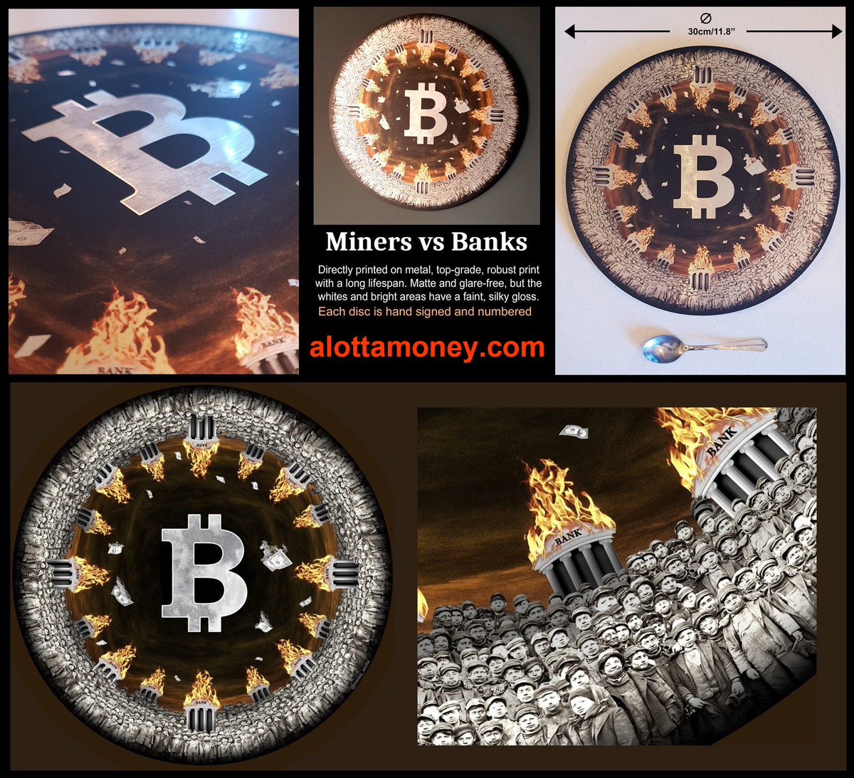 money_alotta's tweet photo. Miners vs Banks, Limited edition, 30 copies.
Still affordable for a few weeks 🤓
https://t.co/hFzo67VAY1 https://t.co/9zJYYaYSrV