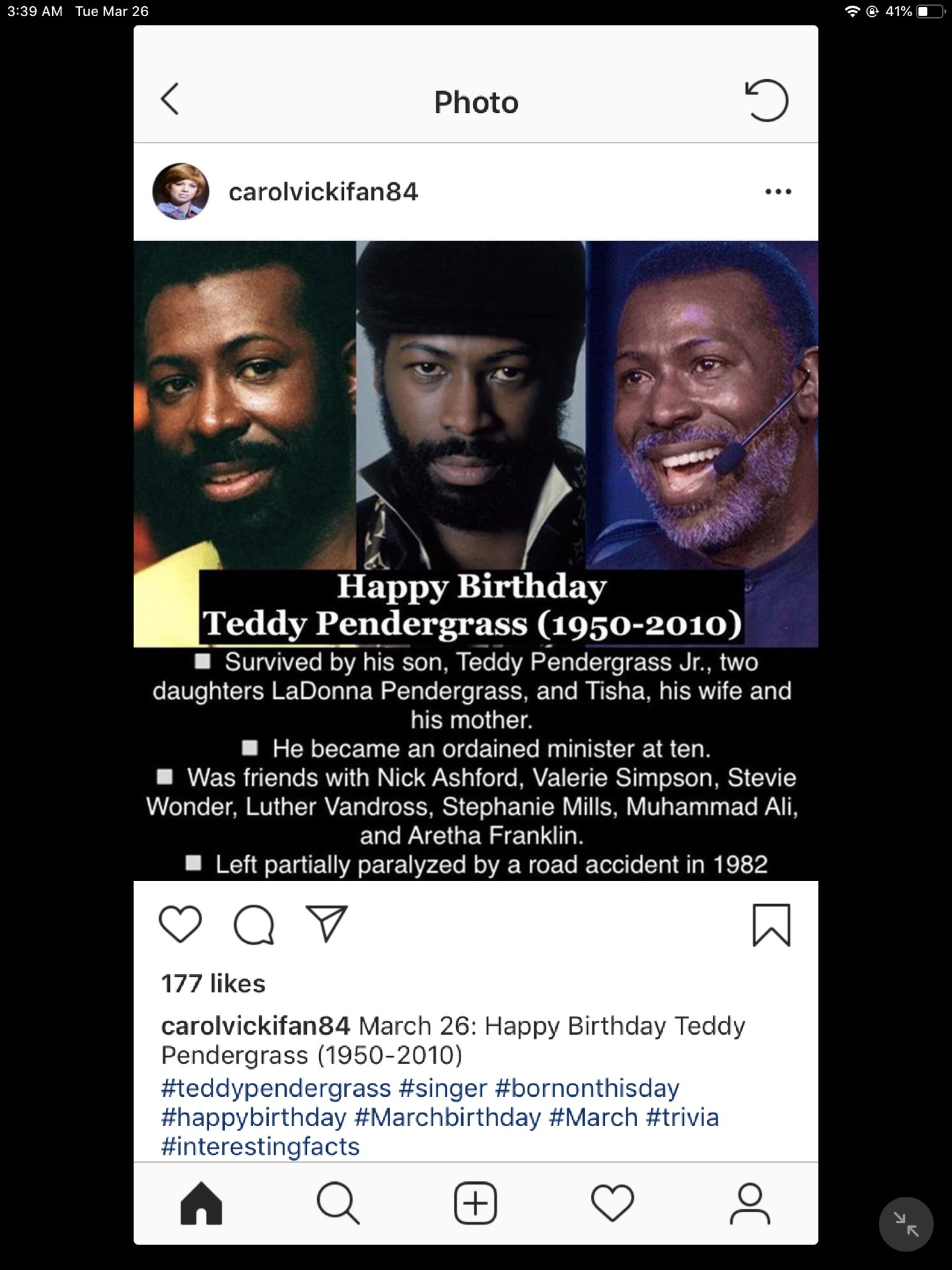 Happy Birthday! Teddy Pendergrass, Diana Ross, James Caan and Leonard Nimoy!        