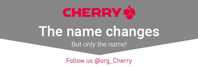 CherryKeyboards's tweet photo. The name changes, but only the name! Come follow us on @org_cherry for continuous updates and information about everything CHERRY! https://t.co/uEyrNr2hz9