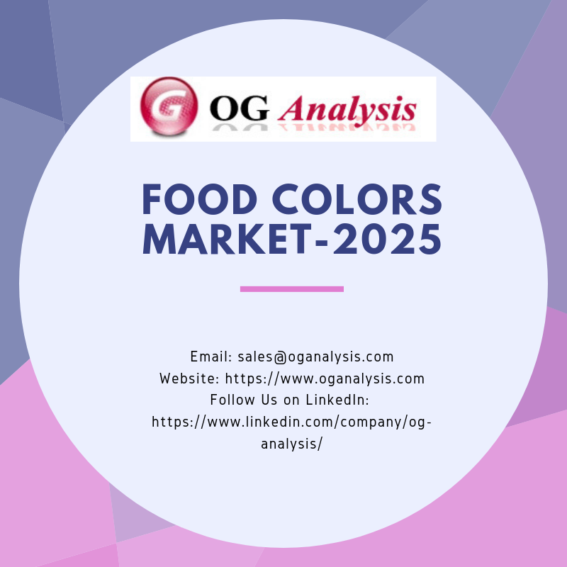 #FoodColors Market Size & Share | Industry Analysis Report, 2019-2025 
Request sample @ bit.ly/2HGosom
#NaturalFoodColors #business #marketresearch #food #beverage #foodandbeverage #FandB #foodtrends #foodtech #foodandbeverage #foodanddrink #foodpeople #consumergoods