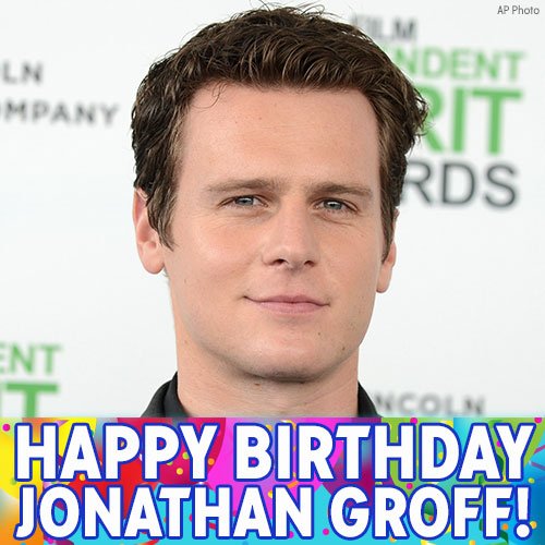 Happy Birthday to \"Frozen\" actor Jonathan Groff! 