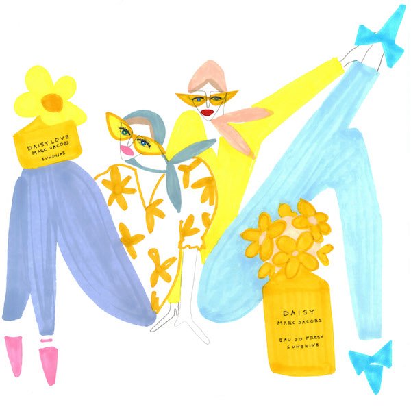 Daisy Sunshine x Marc Jacobs Fragrances

Friends Beach and Sunny Dreams. Karolina Pawelczyk's felt tip girls have been commissioned for an ongoing social media campaign for Daisy, Marc Jacobs Fragrances.