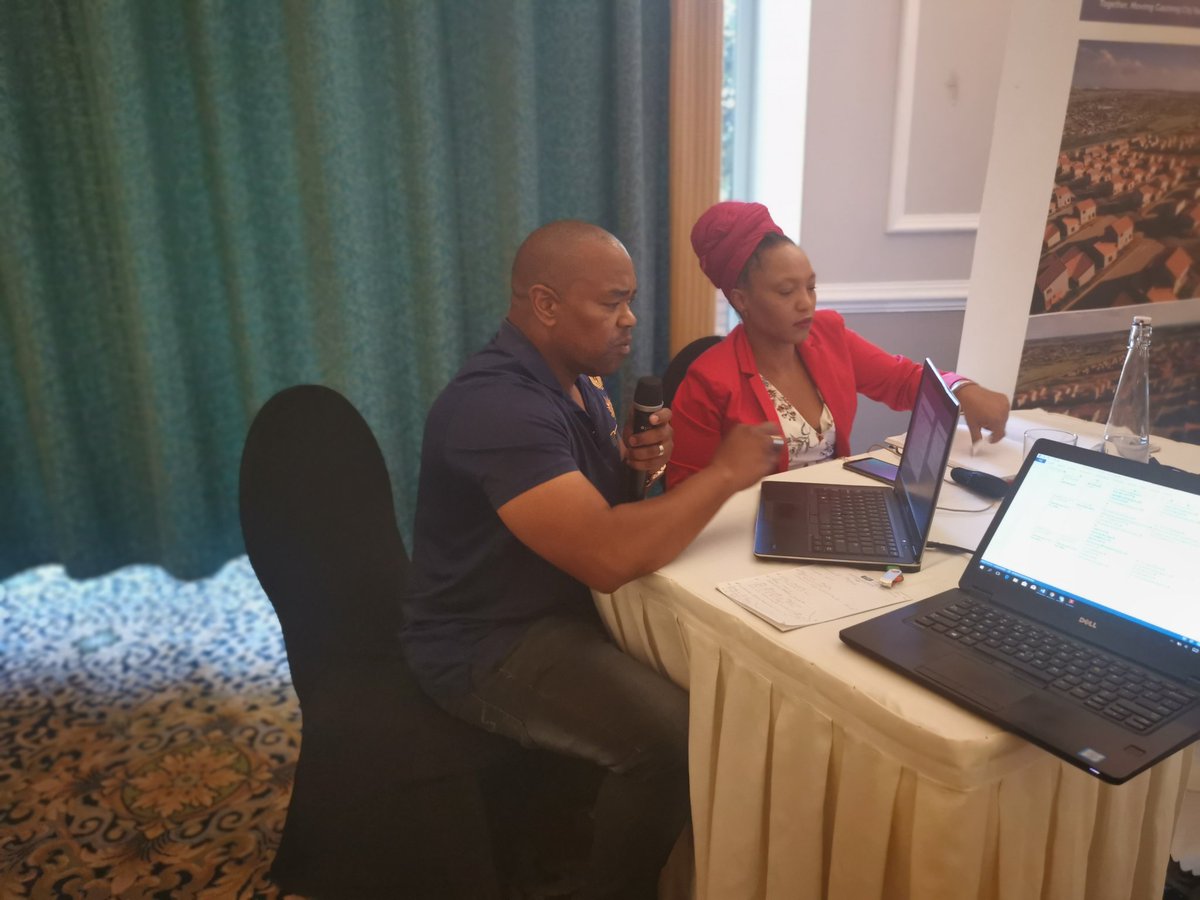 GP_DHS's tweet photo. MMC for Human Settlements @SedibengMunicipality Mmadisebo Kgomoesera comments on presentations made by various municipal representatives #GautengAtWork #DHSProjects #IGRForum https://t.co/7fjLdNkcga