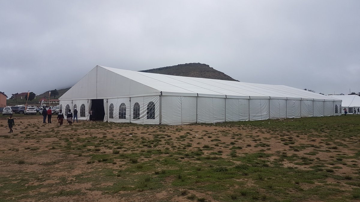 MediaLEDSA's tweet image. It was a busy Human Rights Day for us in Ncembu. Our blimp for the start of the Human Rights Day race, our alluminium frame marquee for 2000 people and our stage and d&amp;amp;b sound system for the speech by the Premier of the Eastern Cape, honorable Phumulo Masualle.