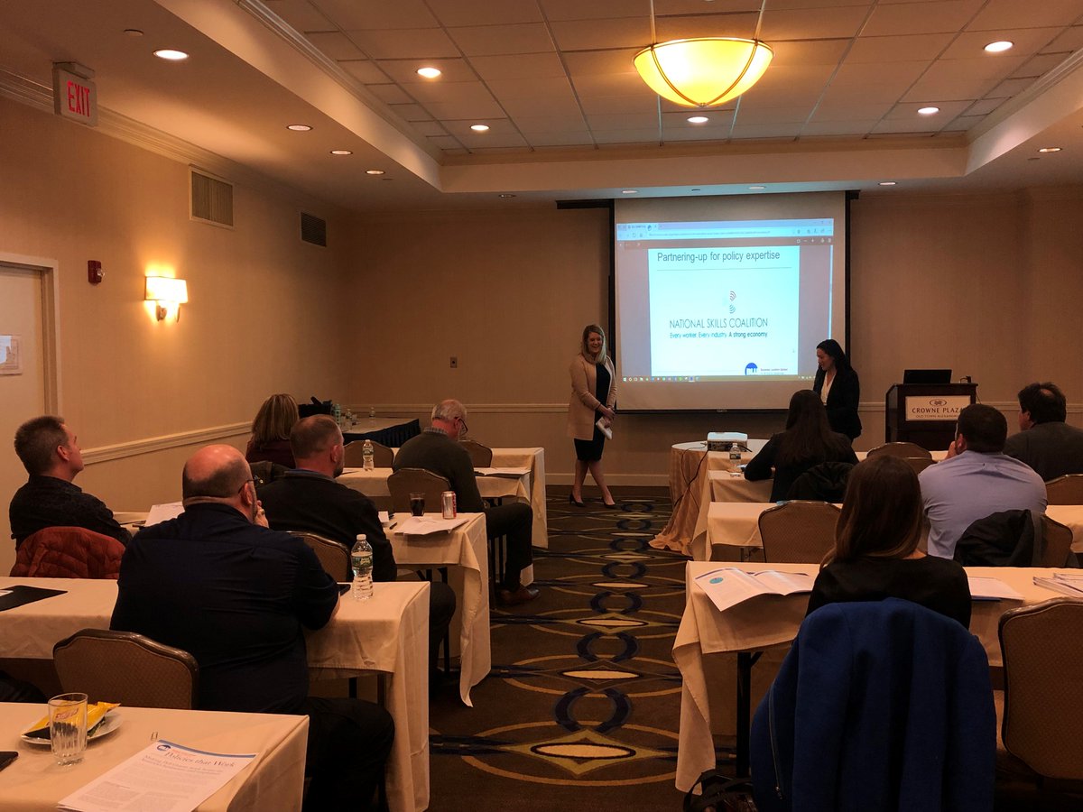 Good morning from D.C.! Thank you to <a href="/SkillsCoalition/">National Skills Coalition</a> for a great discussion last night, as we talked the importance of quality short-term training programs and how #MakePellWork will benefit American businesses and employees. Stay tuned for more from the SMRP Fly-In today!