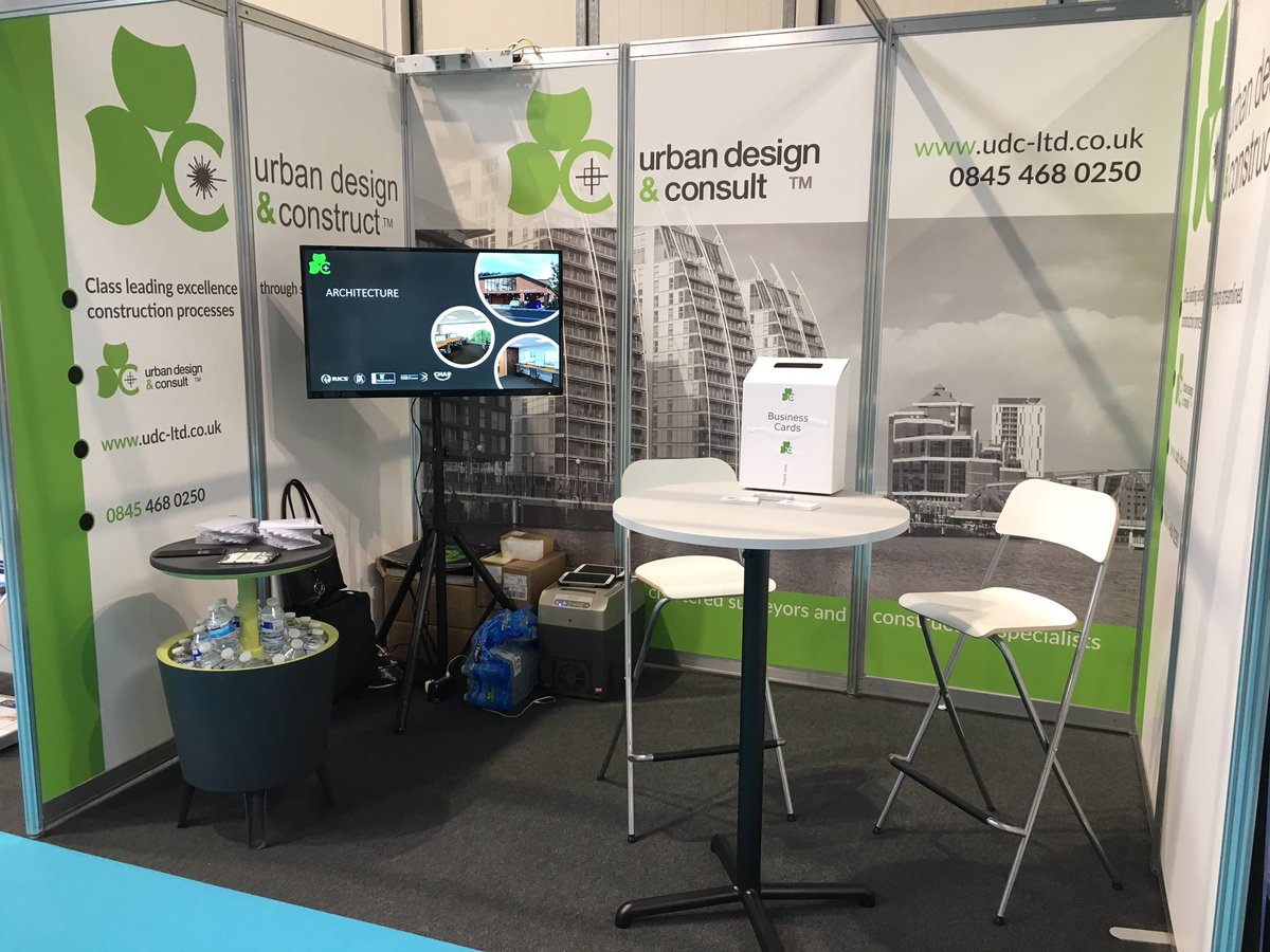 UDC_Ltd's tweet photo. All set up at our @CareHomeShow stand. Come and visit us on D31 for more details #CareHome19 #carehome #ForSustainableCare https://t.co/WcDPFT5KIJ