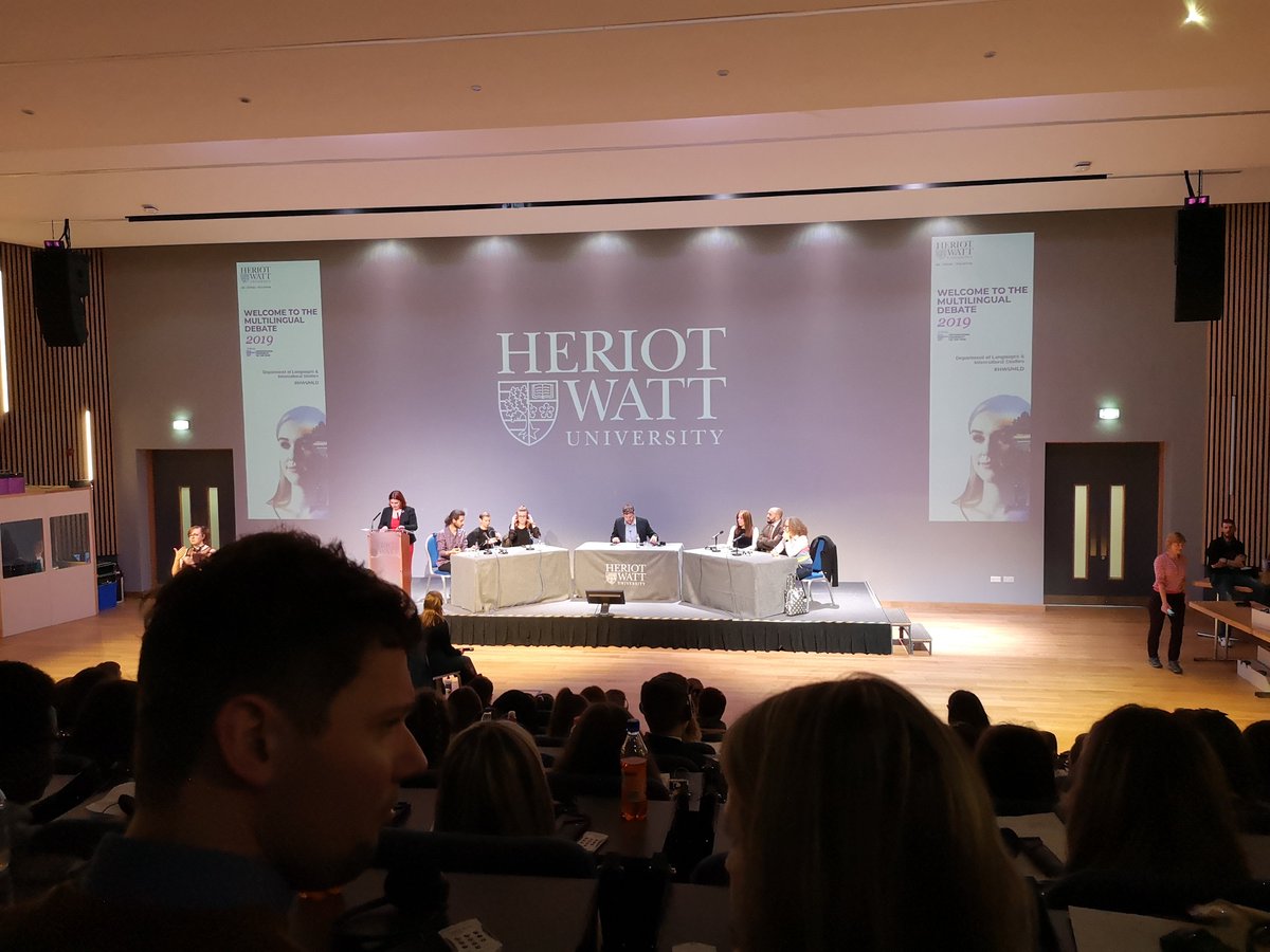 bearsdenmfl's tweet image. Great turnout at the Multilingual debate. The vote was &quot;this house believes that sports should be a compulsory part of the curriculum in order to support their pysical and mental well-being&quot; #HWUMLD