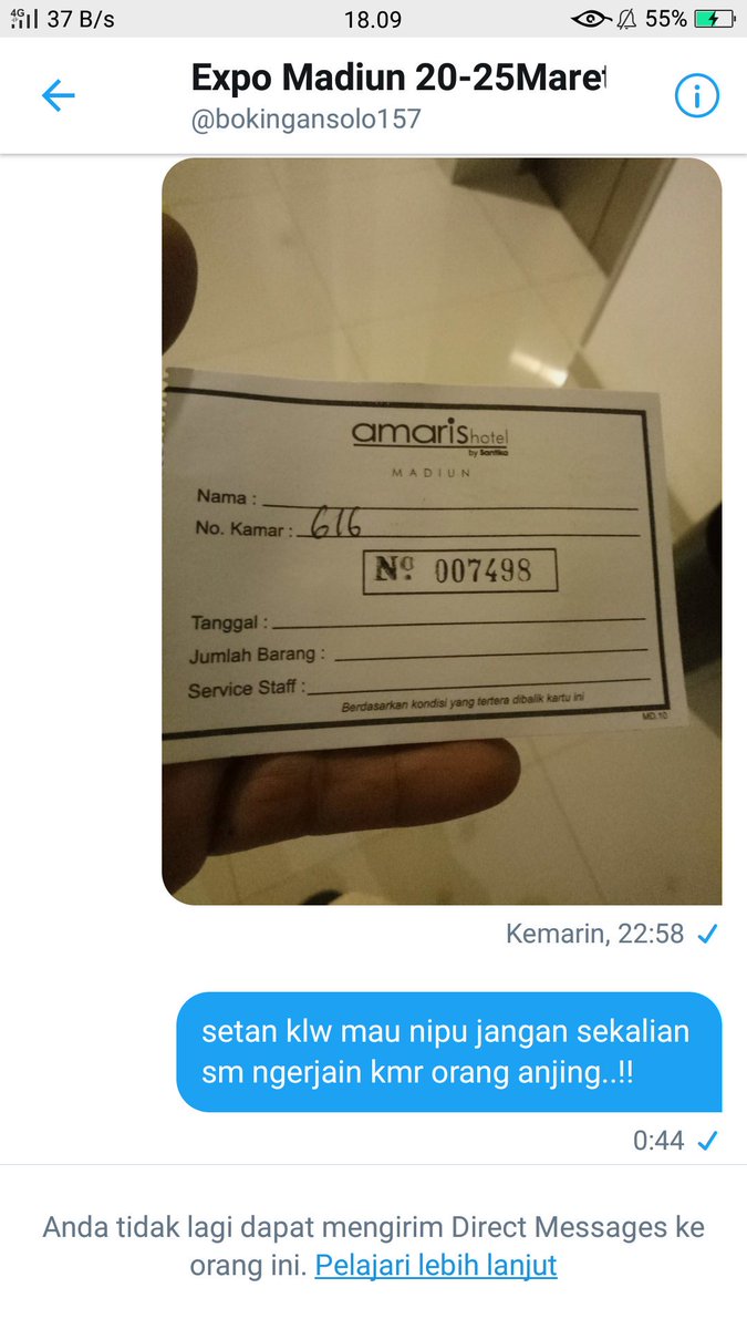 ABima75's tweet photo. HATI" AKUN ANJING INI UDAH NIPU DP MALAH NGERJAIN JUGA KAMAR HOTEL PUNYA ORANG..#avialsolo.#bosolo.#bispaksolo.#bisyarsolo.#avialmadiun.#bomadiun.#bispakmadiun.#bisyarmadiun.#bokinganmadiun.#avialjogya.#availsemarang.#expomadiun.#expojogja. https://t.co/rMMqLl79no