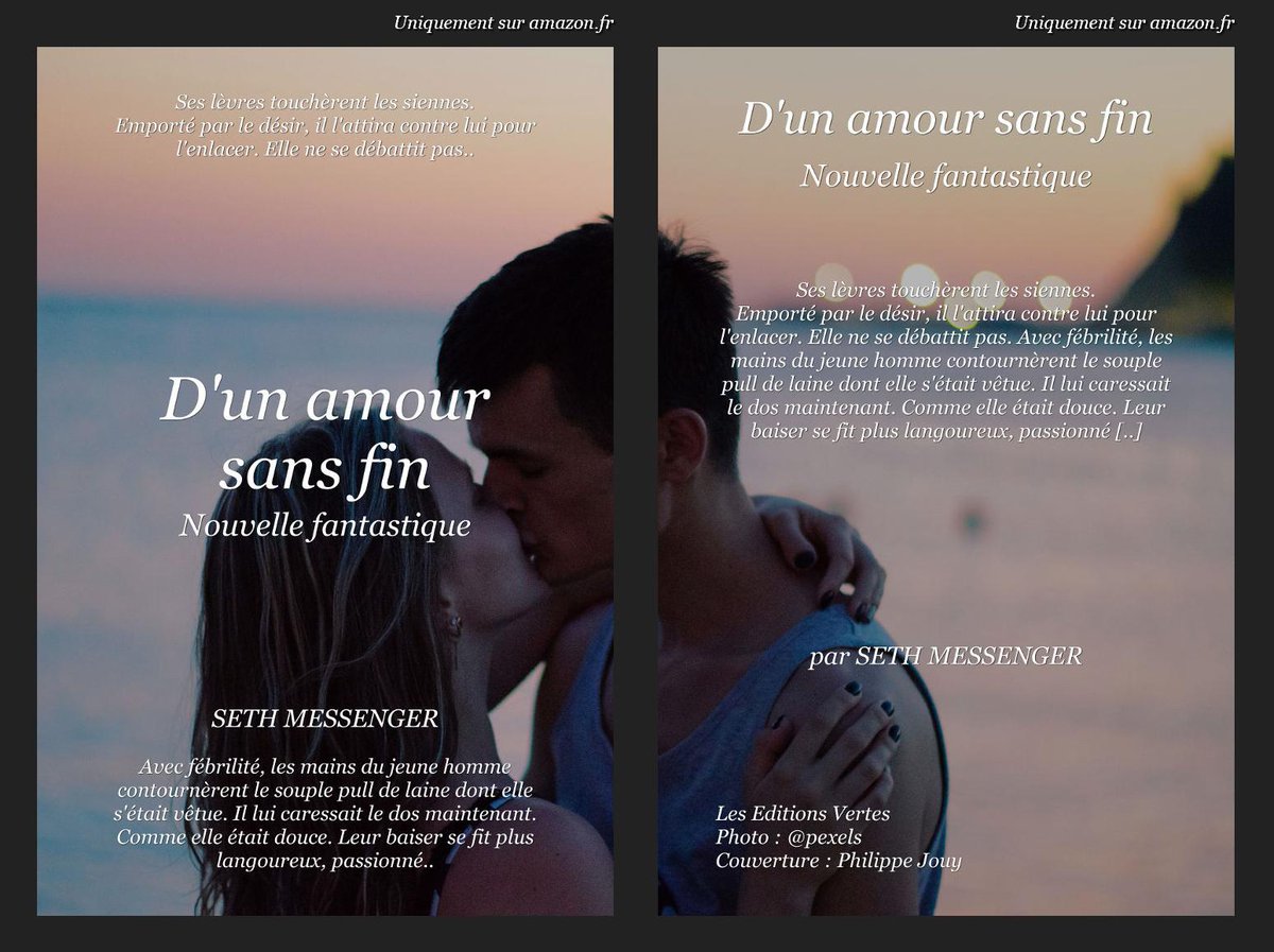 SethMessenger's tweet image. Nouvelle fantastique : D'un amour sans fin
amzn.to/2JzI3IC