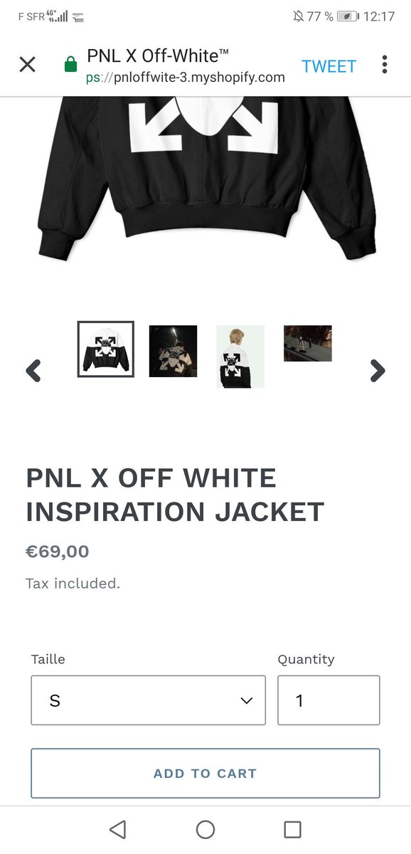 pnl x off white jacket