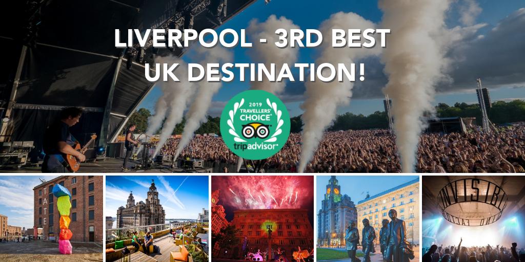 🎉 WE'VE DONE IT AGAIN! 🎉

Liverpool has been named as the UK's 3rd best destination in the @TripAdvisor Travellers' Choice Awards! 🥳🥳🥳