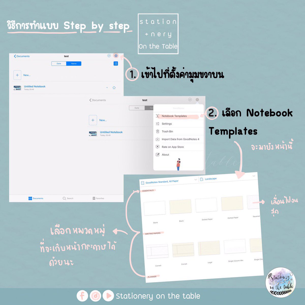 เทมเพลต Goodnotes - digital planner tweet media