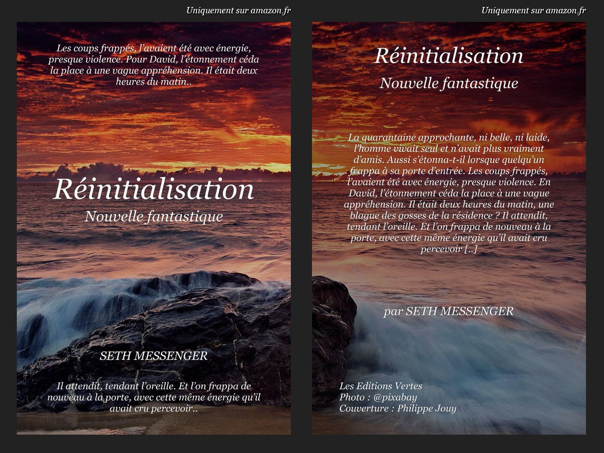 Nouvelle fantastique : Réinitialisation
amzn.to/2OmNOs5