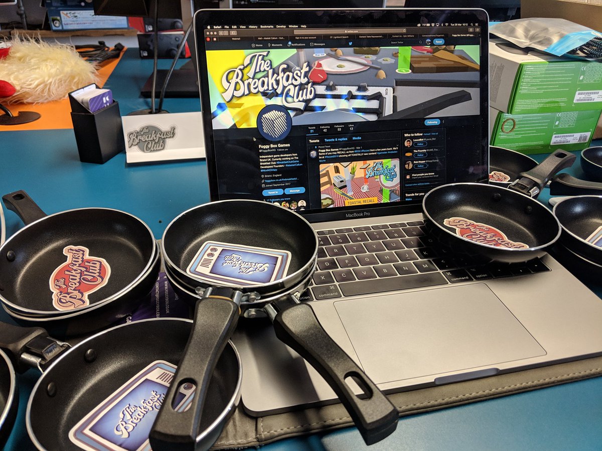 FoggyBoxGames's tweet photo. Fancy getting your hands on some exclusive merch?! Come and play #BreakfastClubGame @EGX #Rezzed2019 and get your chance to win a tiny Breakfast Club frying pan! #gamedev #indiedev #giveaway https://t.co/XaFiEgetER