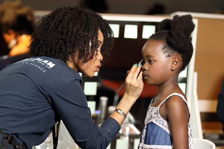 Dbnfashion_fair's tweet photo. #Throwing it back! Here's a peek at   #DFF2018 in the life of a child model behind scene, makeup by  @kryolankzn South Africa #Model #madeindurban #Supportlocal https://t.co/3dAmQp5v56