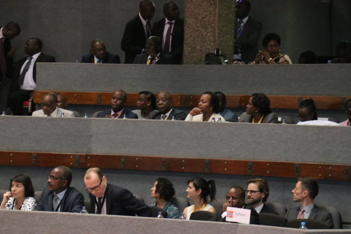 AnneWaiguru's tweet photo. Welcoming the President Kenyatta to the official opening of the 124th International Coffee Council mtg. Kenya is the 3rd African country to host @ICOCoffeeOrg mtg. Kirinyaga is showcasing its award winning coffee to delegates.
 #KirinyagaCoffee
 #ICO124Kenya
#kirinyagarising https://t.co/OIT21EFoEK