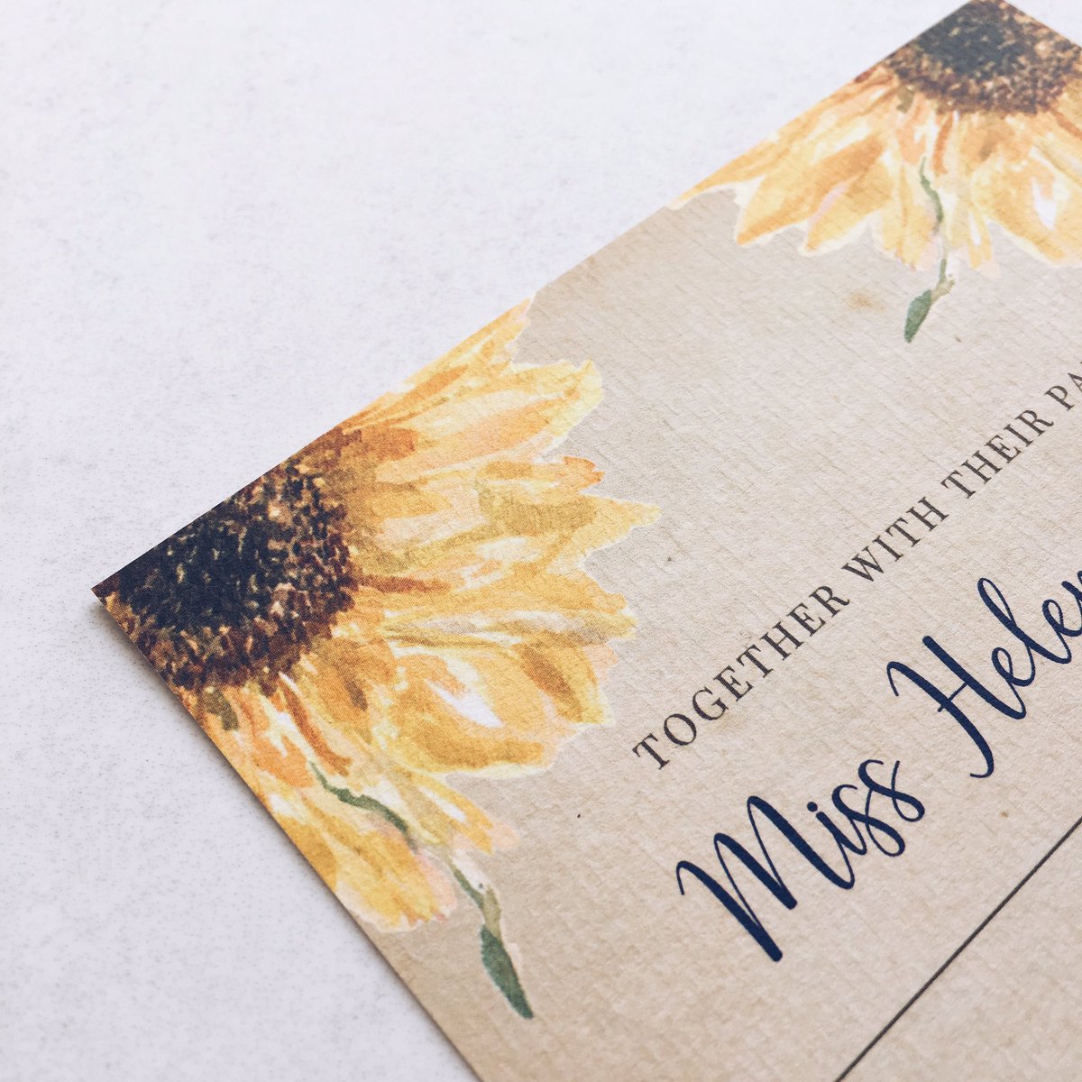 Sunflowers to reflect this beautiful sunny day 🌻

We created this rustic invitation for a lovely couple getting married in the summer. It is perfect for a barn wedding 🌿

#weddingstationery #rustic #barnwedding