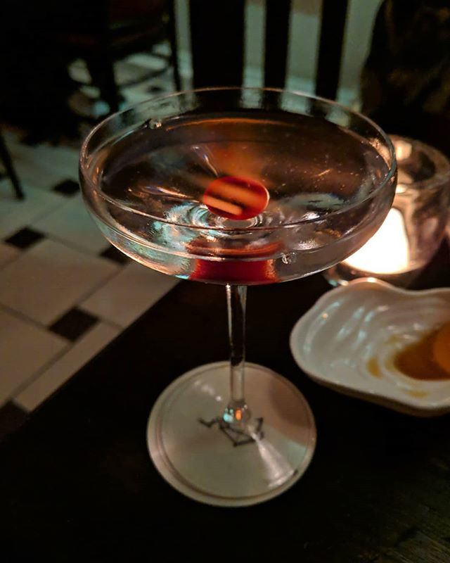 JackSamuelWinks's tweet photo. Manhattan Steel Corp.  at @69colebrookerow 
Redistilled Manhattan, maraschino and dry essence. https://t.co/c1rzSZ9qcB https://t.co/823KKjg6Rs