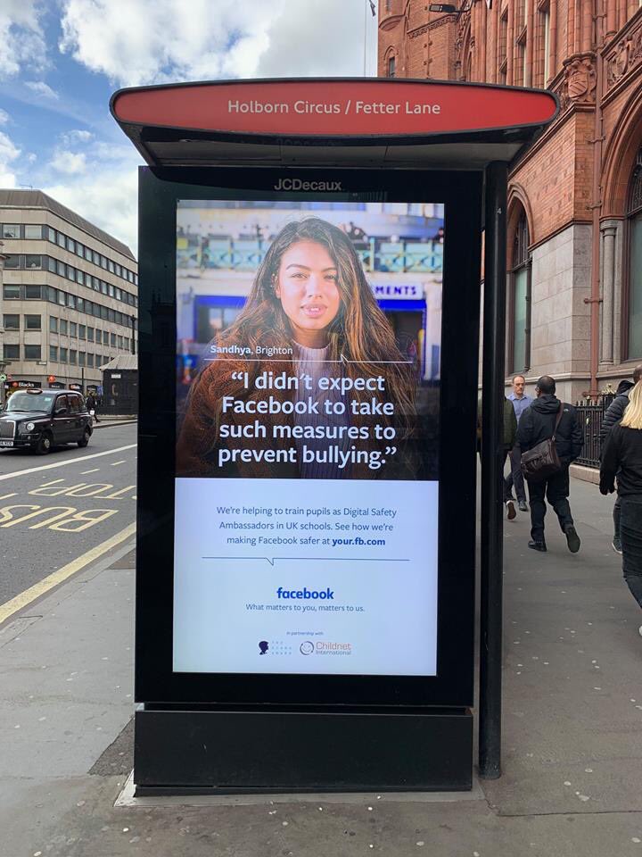 carterandcoltd's tweet photo. ...and action! Great to see the results of a lot of hard teamwork for @facebook new campaign hitting the streets and newspapers across the UK! #presenter #facebook #campaign #freezingfingers #manchester #brighton #london https://t.co/v1ThLIeFvl