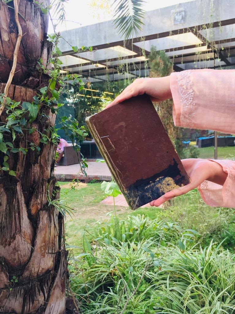 pkBritish's tweet photo. Today, somebody came by our Lahore library to return a book - held together by lots of scotch-tape and a prayer - that they had borrowed in 1979. #justlibrarythings #pklibraries https://t.co/5kXuW2HRO8