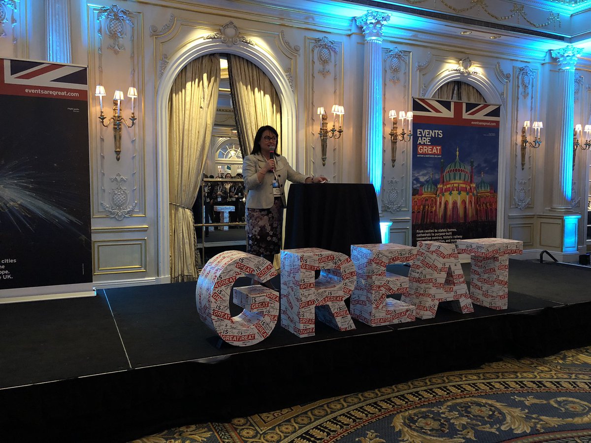 #EventsAreGREAT Who wouldn’t want to hold their event in Great Britain after being inspired by our welcome reception at SMU 2019
