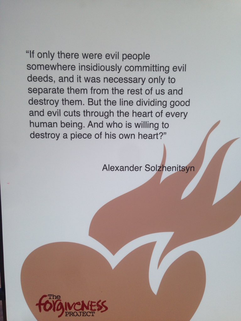 GirlTheologian's tweet photo. Alexander Solzhenitsyn:
#Forgiveness #Easter #TheForgivenessProject https://t.co/HTVfaIxHfM