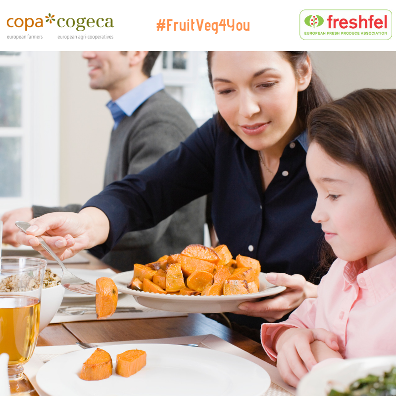 COPACOGECA's tweet photo. ๐ Sweet potato fan?We are tooโบ๏ธ!This very nutritious and delicious vegetable is in season now and think you should whip up some great #EUFarmRecipes with it! Check out some of @jamieoliver suggestions https://t.co/1FlNJpWYd6 & let us know your favorite recipe via #FruitVeg4You ๐ https://t.co/TImBg0i8Xr