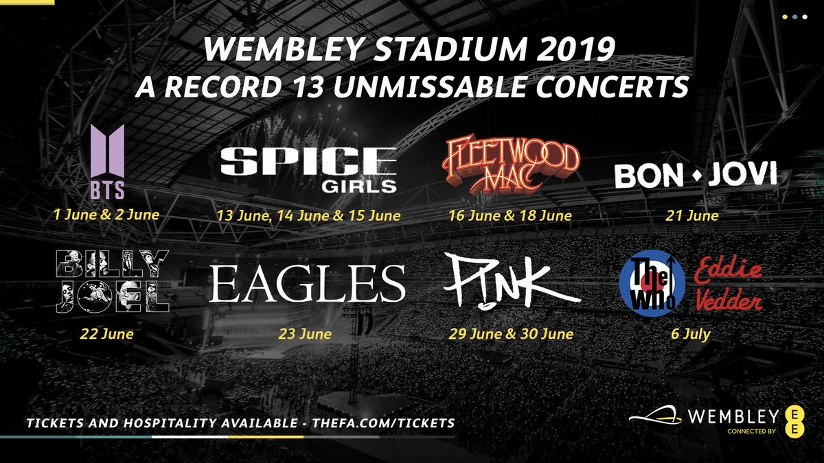 Wembley Stadium on Twitter: "A record breaking summer ahead 📚 8
