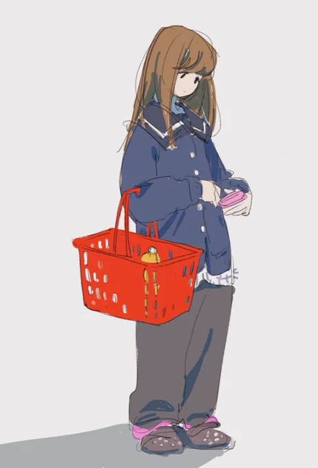 昨日見た凄いダルそうなJK 