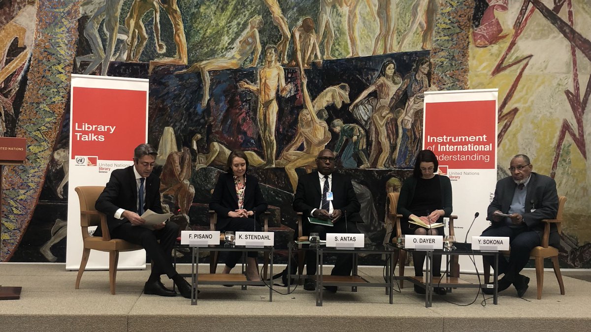 GENetwork's tweet image. We are at the @UNOGLibrary for the #ClimateChange #LibraryTalk with experts based in the region.