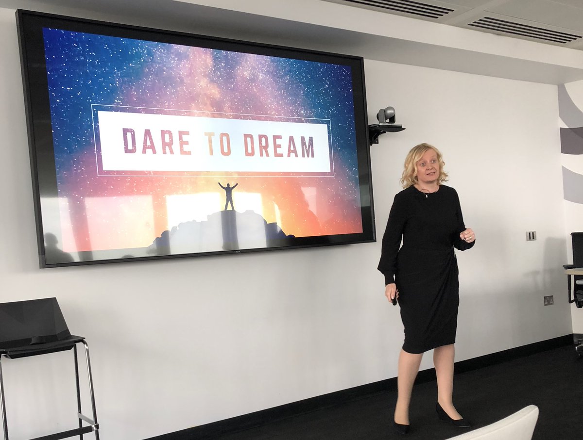 IAMCPUK's tweet photo. Dare to dream!!! Dream big, no dream is too big and take yourself outside your comfort zone. Great advice from @MaryHunter_Tech #iamcp #iamcpuk #mspartner #mspartneruk @TheWITNetwork https://t.co/6SSmBTUfcE