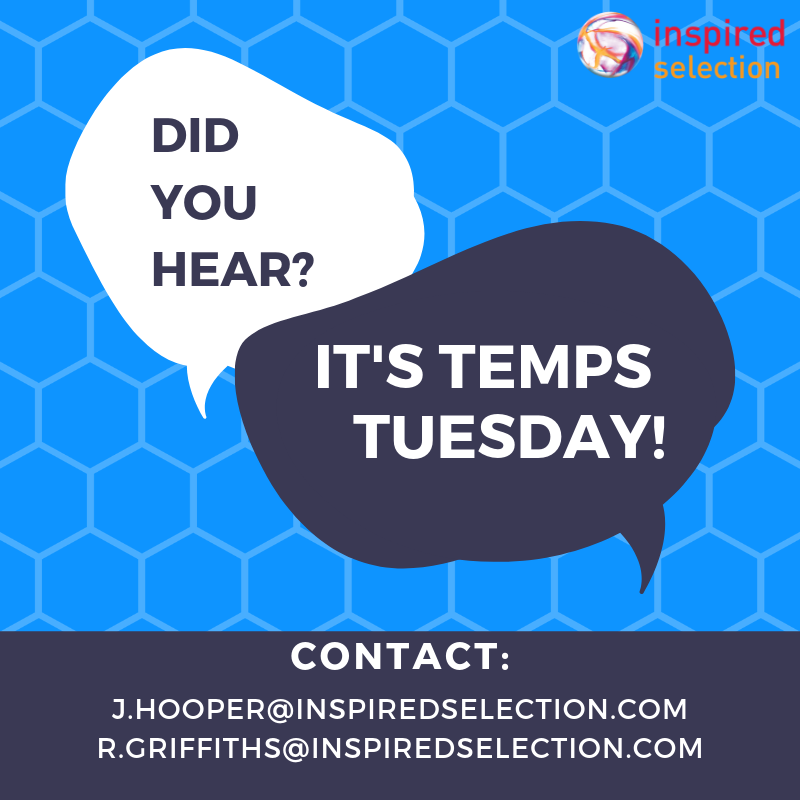 Inspiredjobs's tweet photo. If you're interested in #temp opportunities, or keen to learn more about temping then here are the people to get in touch with! @Jennie_Inspired & @rhiannonlouisa1 manage our temps desk at @InspiredTemps - drop them an email today! #tempstuesday #tuesdaythoughts #workinpublishing https://t.co/u7j3XOWSXK