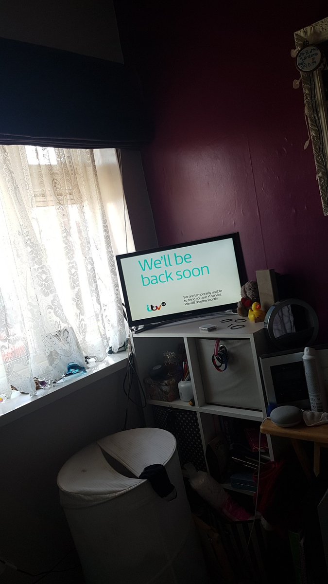 Well that's not really fair is it <a href="/ITV/">ITV</a>. Taking away the TV when <a href="/thismorning/">This Morning</a> competition is being explained.