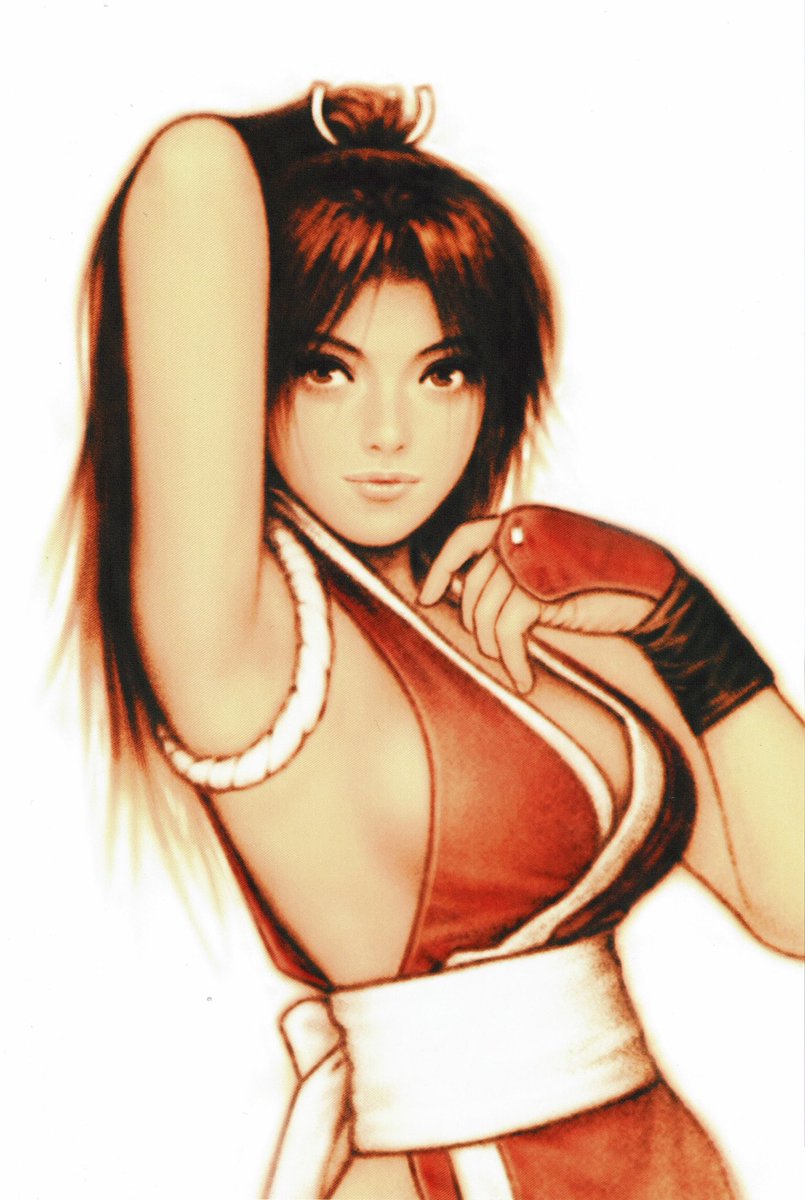 Girls of SNK. Artwork created for an SNK calendar, scanned from
