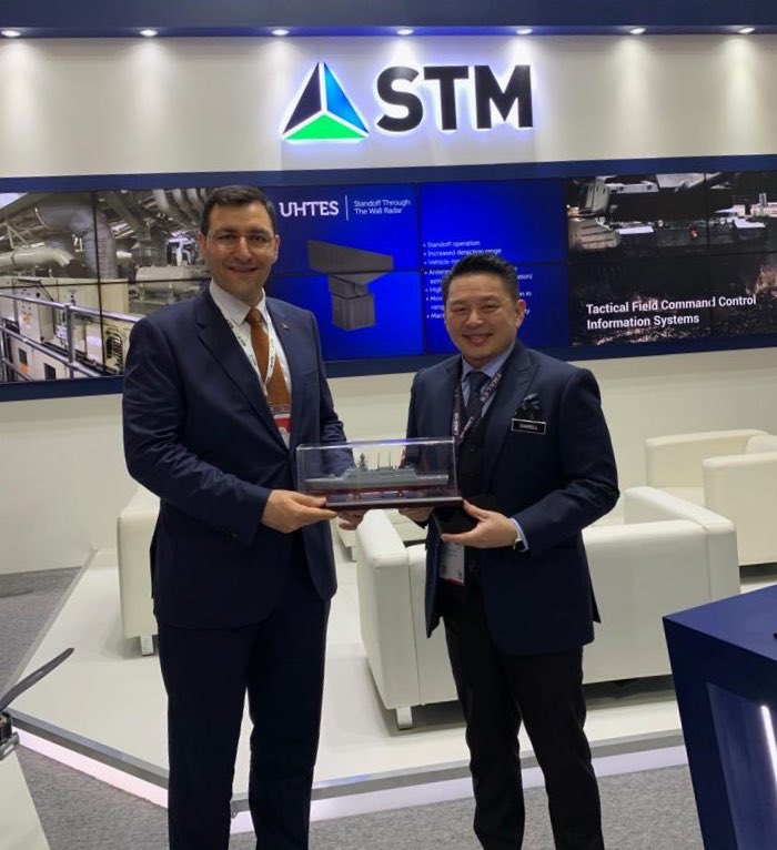 STMDefence's tweet photo. We hosted Malaysia Minister of International Trade & Industry, Malaysia Minister of Defence, Malaysia Chief of Defence Forces and Commander of the Malaysian Naval Forces in our booth at #LIMA2019
#MILGEM #FAC55 #PNFT #KARGU https://t.co/b5iN1nxzUa