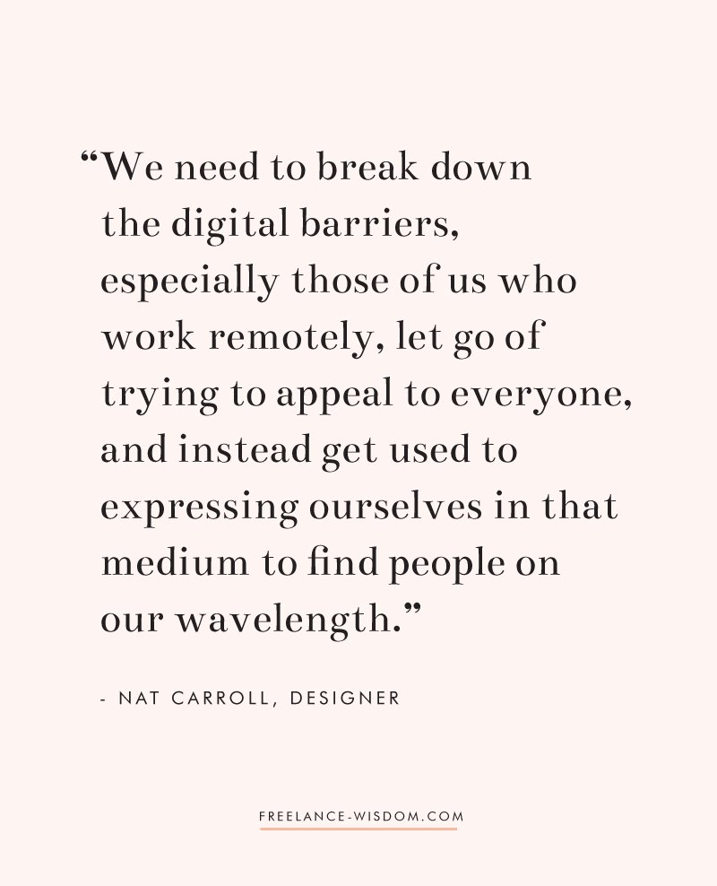 We love the way @hallonatcarroll infuses her personality throughout her website and were excited to hear what she had to say about that decision. Here is a nugget of wisdom that has us doing this 🙌 Click the link for the full knowledge drop! bit.ly/2Fz84UC