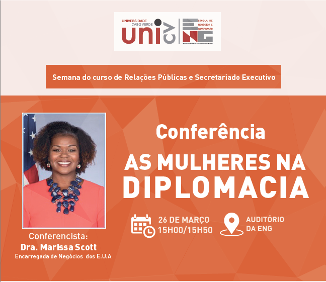 MarissaDScott's tweet photo. I'm so excited to speak about Women in Diplomacy at the University of Cabo Verde this afternoon... Feel free to come and join me #USCV200 @USEmbassyPraia @unicv_edu_cv https://t.co/J5XXMLrXWL