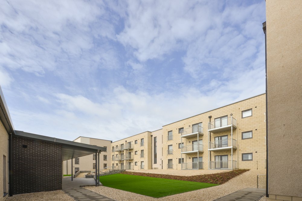 ashleighscot's tweet photo. 'Hot of the press' images of the recently completed Canal Court development for @hubswscotland and @North_Ayrshire - a fantastic facility in Saltcoats where we hope the residents enjoy the new surroundings #arranview #onyourtiptoes https://t.co/6KtKALfzX7