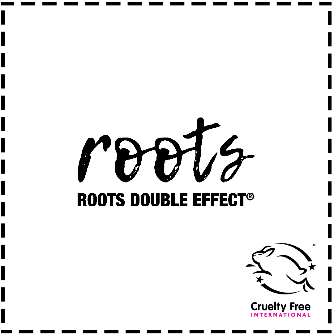 Congratulations to Roots Double Effect for achieving their Leaping Bunny certification! 🐰🎉 #CrueltyFree