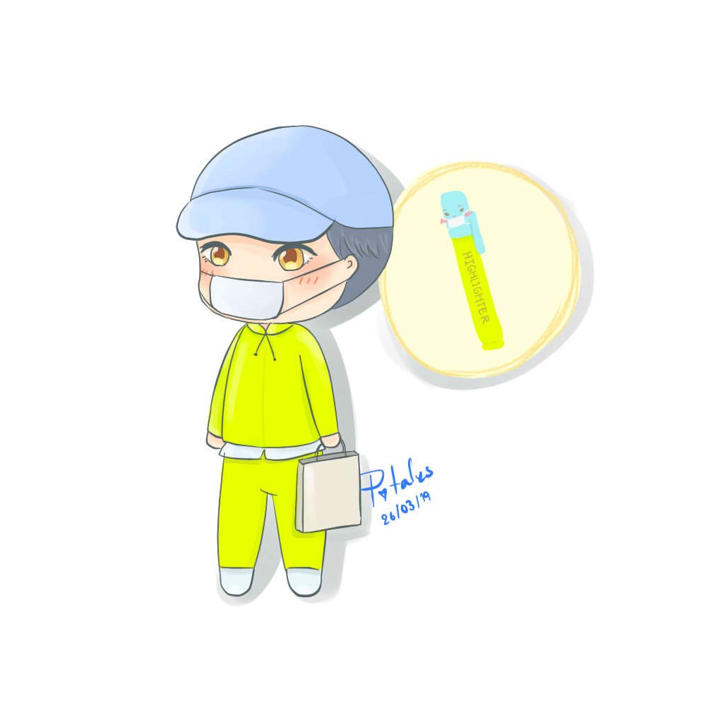 PTales98's tweet photo. [Fanart] Hi-lighter Lee Hyukjae 🖊
#Eunhyuk #Superjunior https://t.co/9Ak7V8J8qt