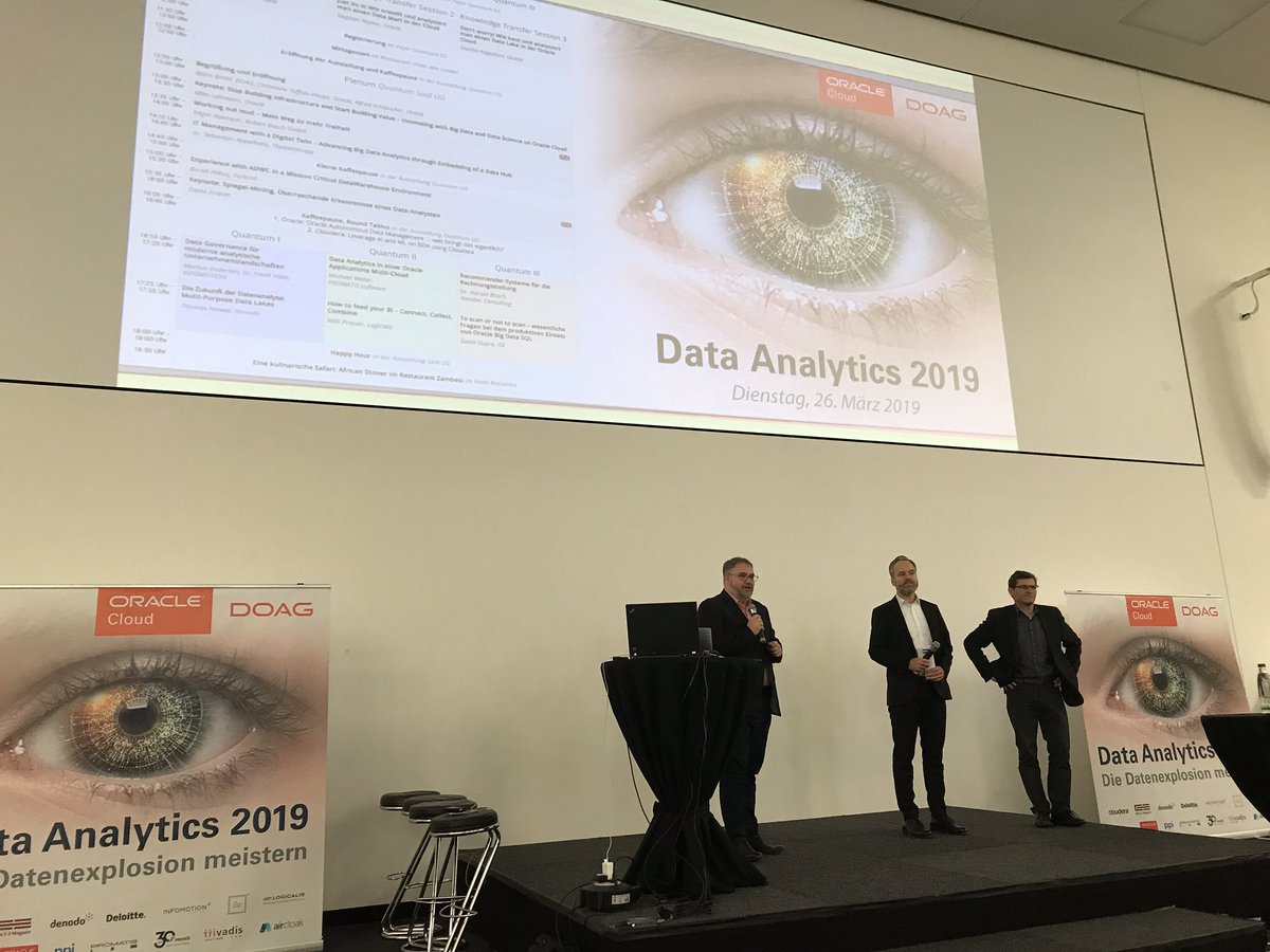 LeitnerSabine's tweet photo. Nach einer leckeren Mittagessensstärkung geht es los: #DataAnalytics2019 #oracle @DOAGeV https://t.co/scmcco1O26