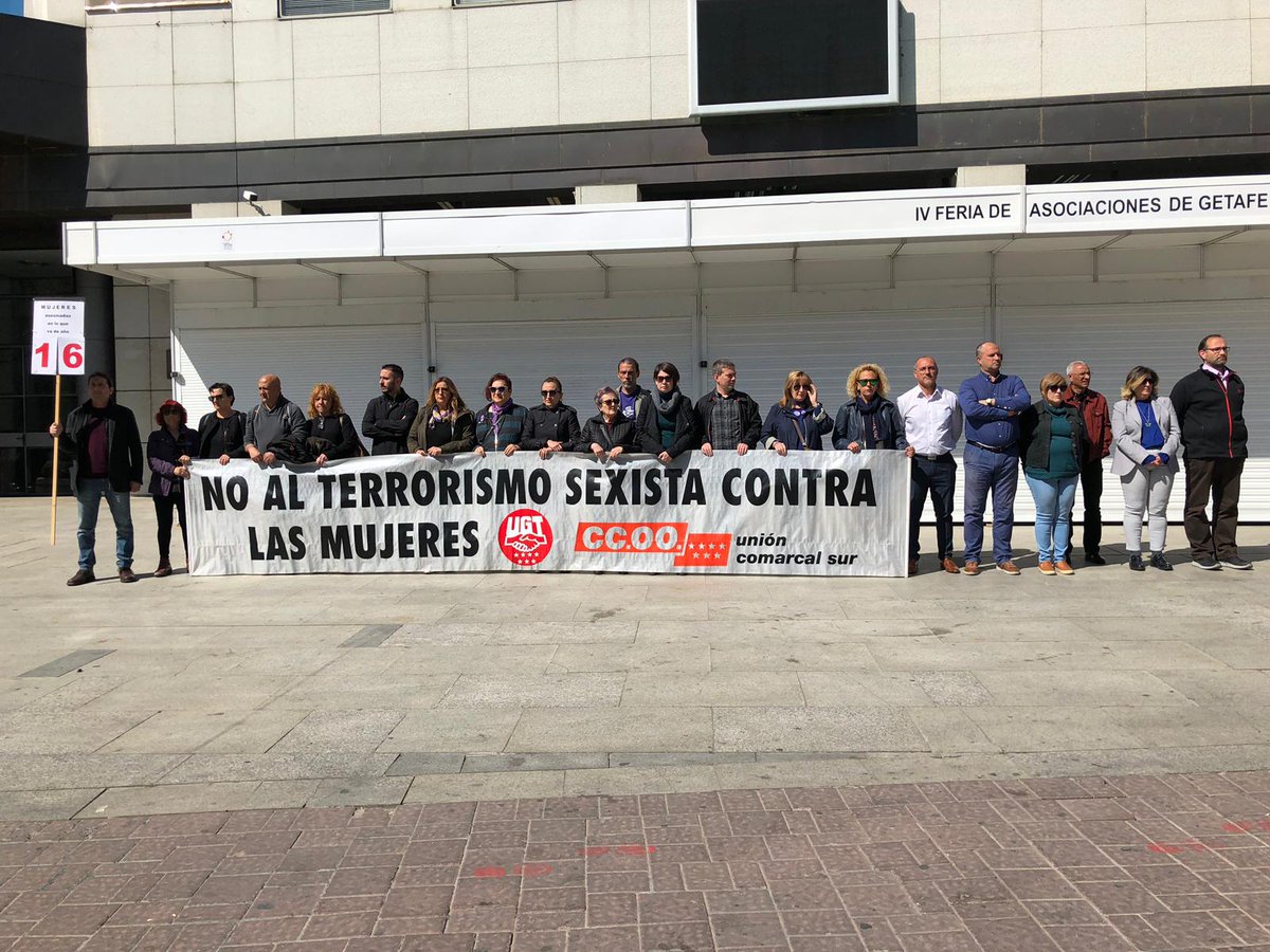 #Getafe concentración contra el último asesinato machista en Loeches.
<a href="/F_Javier_Santos/">Francisco Javier</a>
#NiUnaMenos 
#VivasLibresUnidas